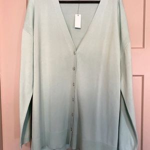 Mint Green Talbots Cardigan